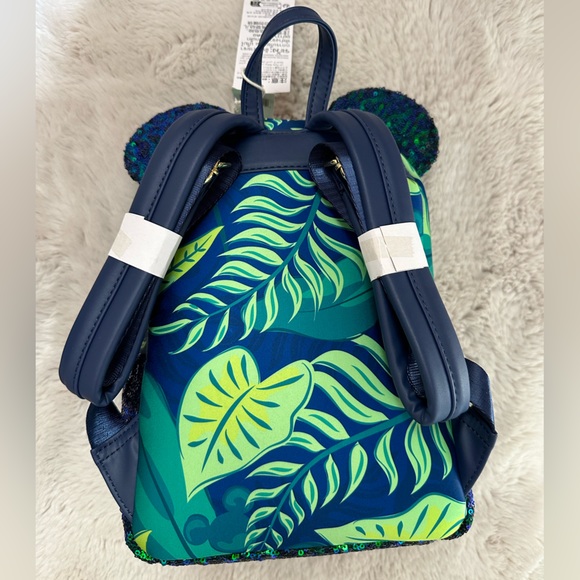 NWT Disney Aulani Resort Paradise Vibes Loungefly Backpack (4 Hidden Mickeys) - Picture 9 of 14
